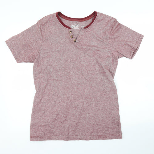 Fabric 8 Mens Purple    T-Shirt Size L