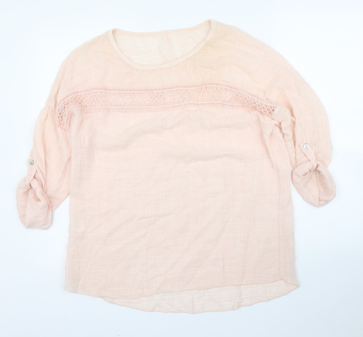 Preworn Womens Pink   Basic Blouse One Size