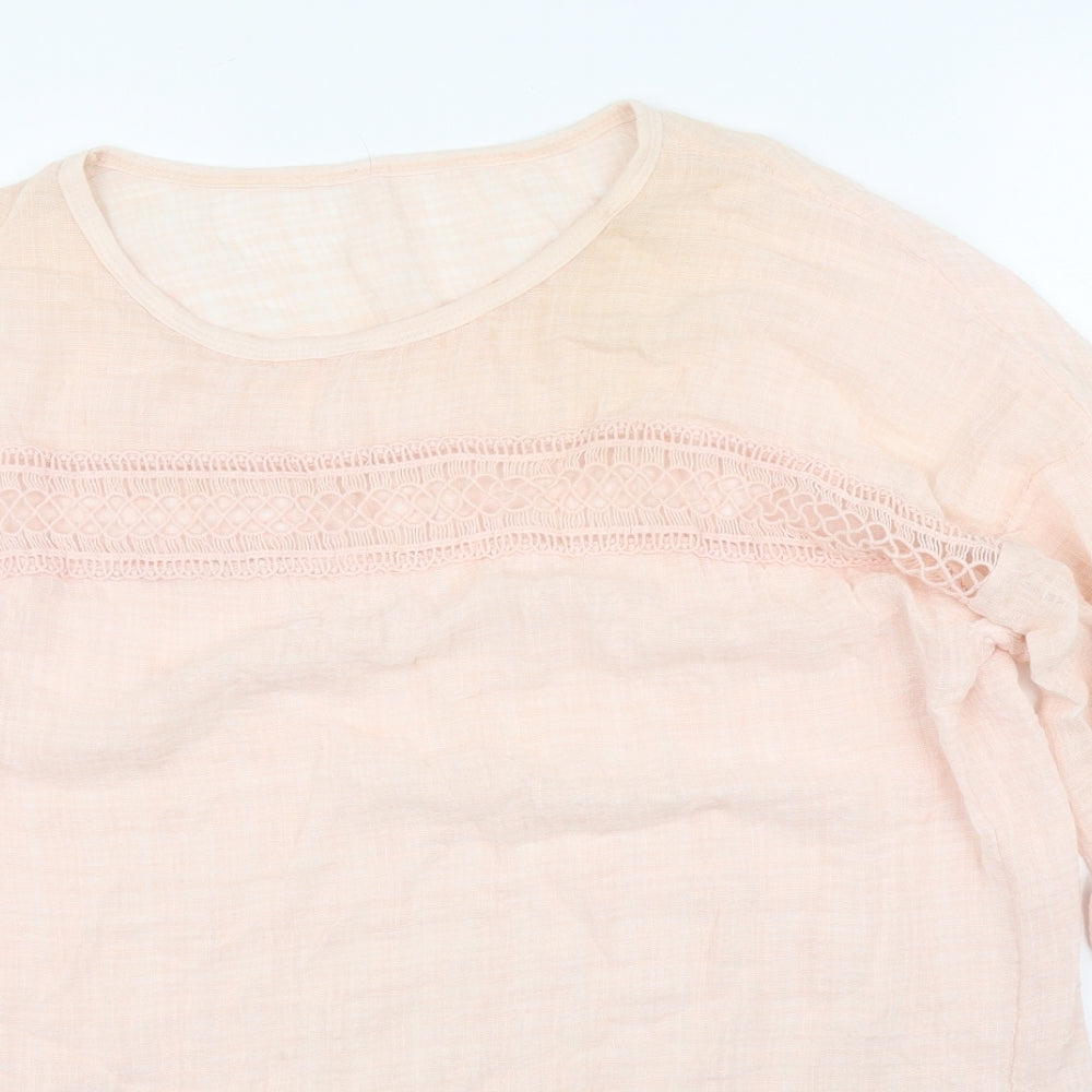 Preworn Womens Pink   Basic Blouse One Size