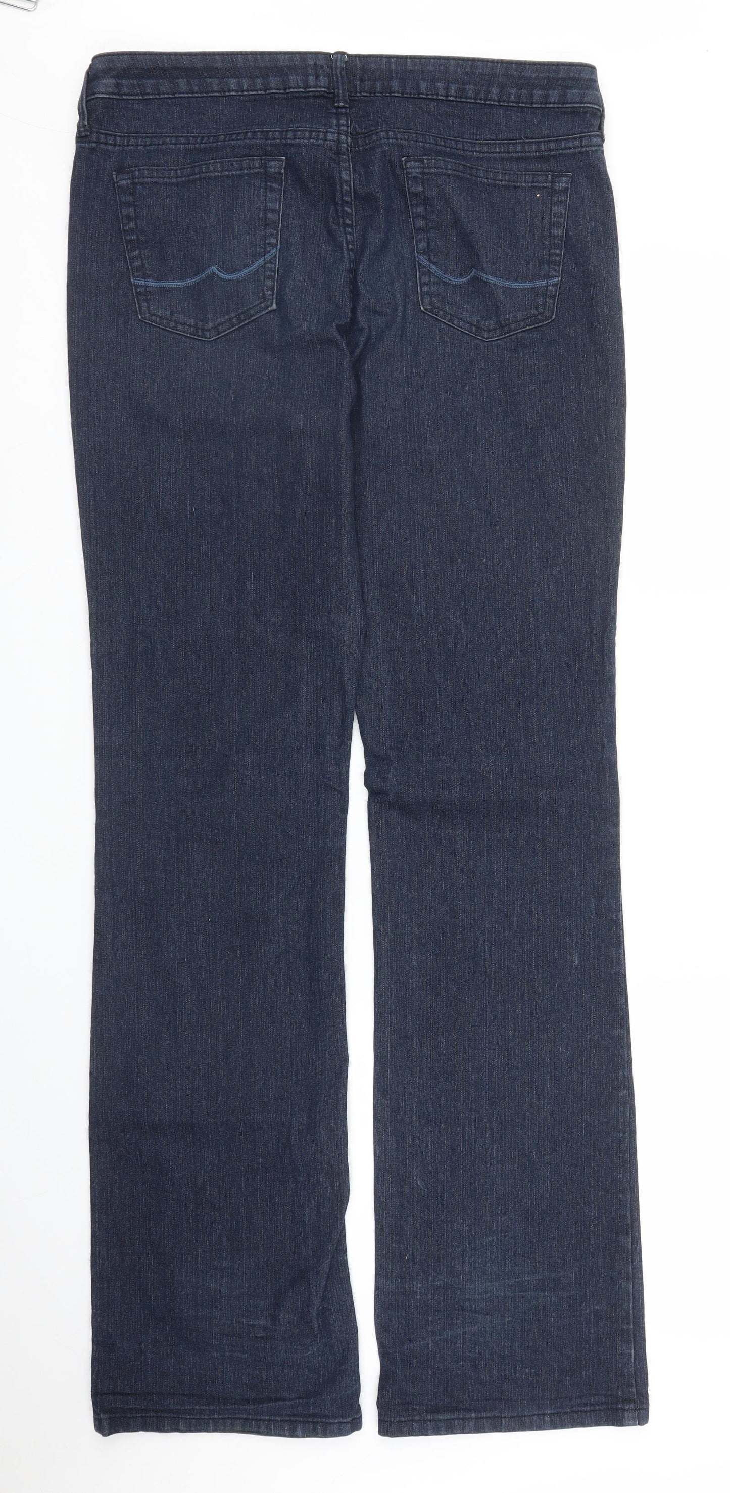 F&F Womens Blue  Denim Bootcut Jeans Size 12 L32 in