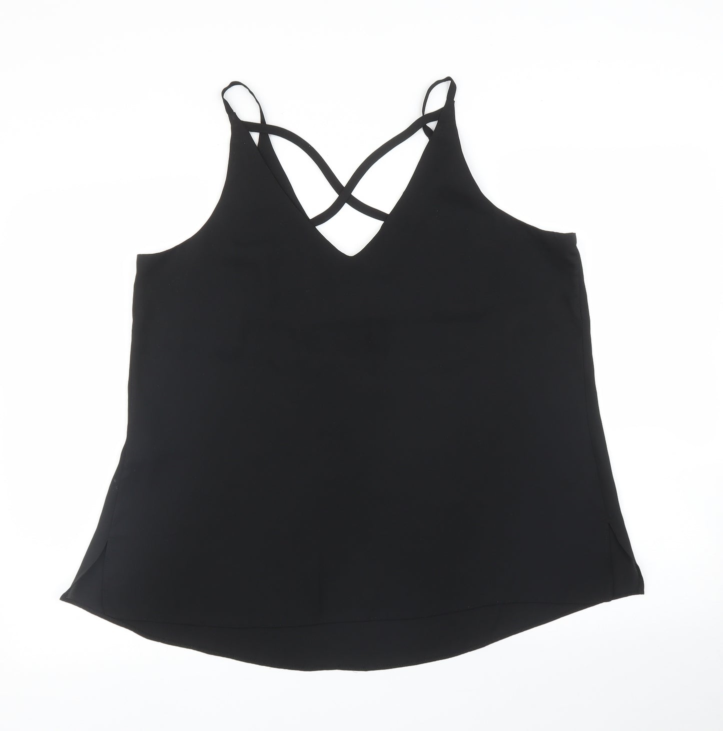 F&F Womens Black   Basic Blouse Size 16