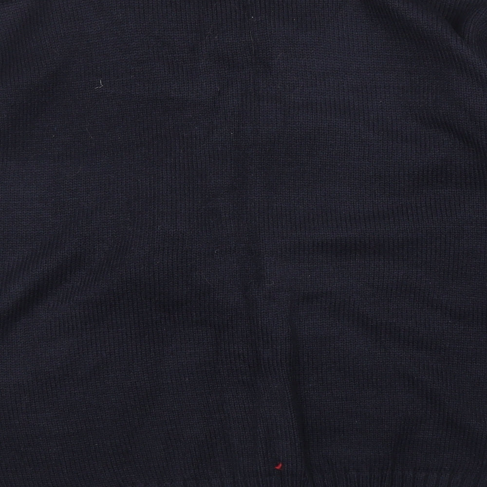 Preworn Mens Blue   Pullover Jumper Size L  - Christmas