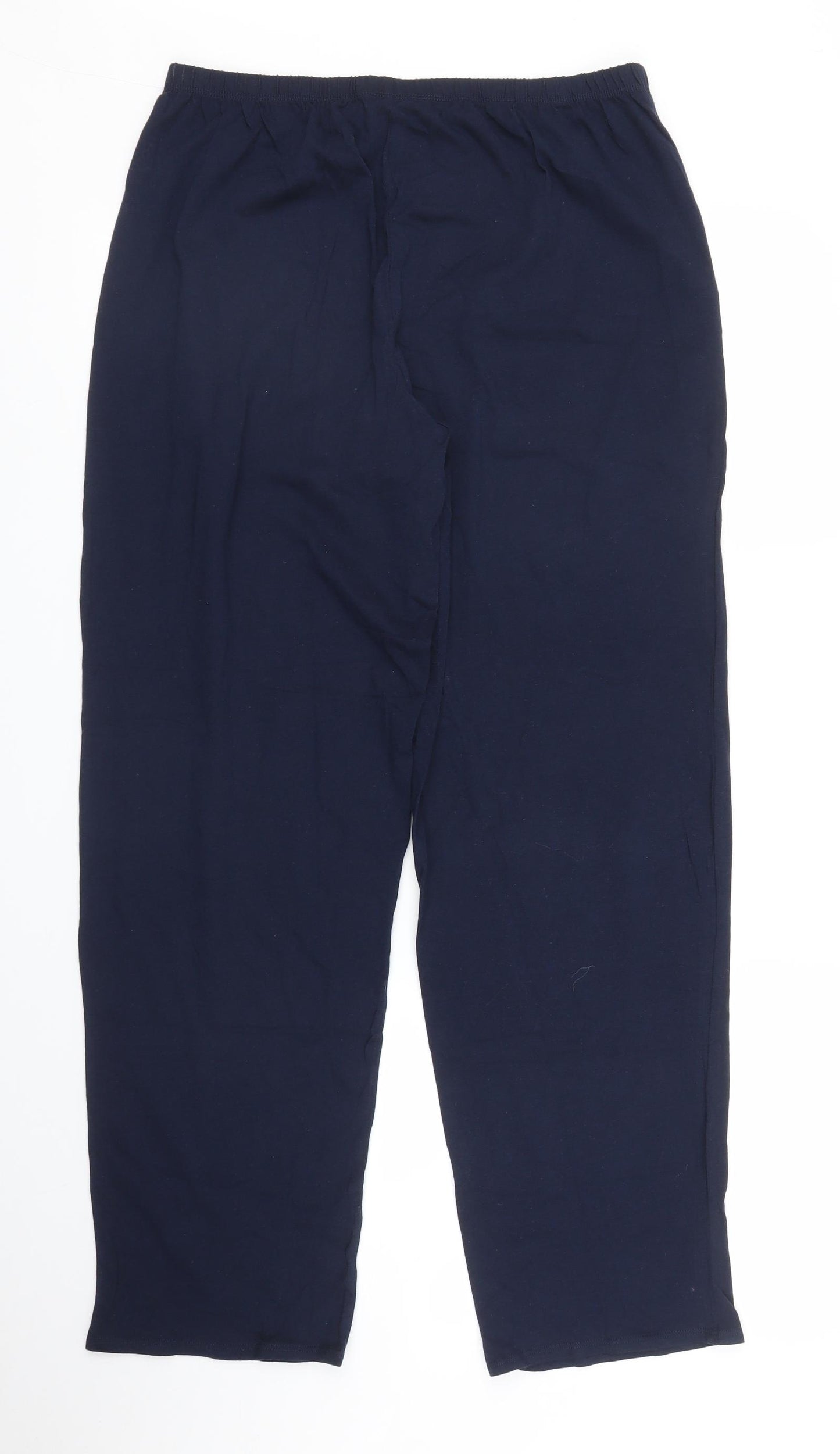 M&S Womens Blue   Sweatpants Trousers Size M L27 in