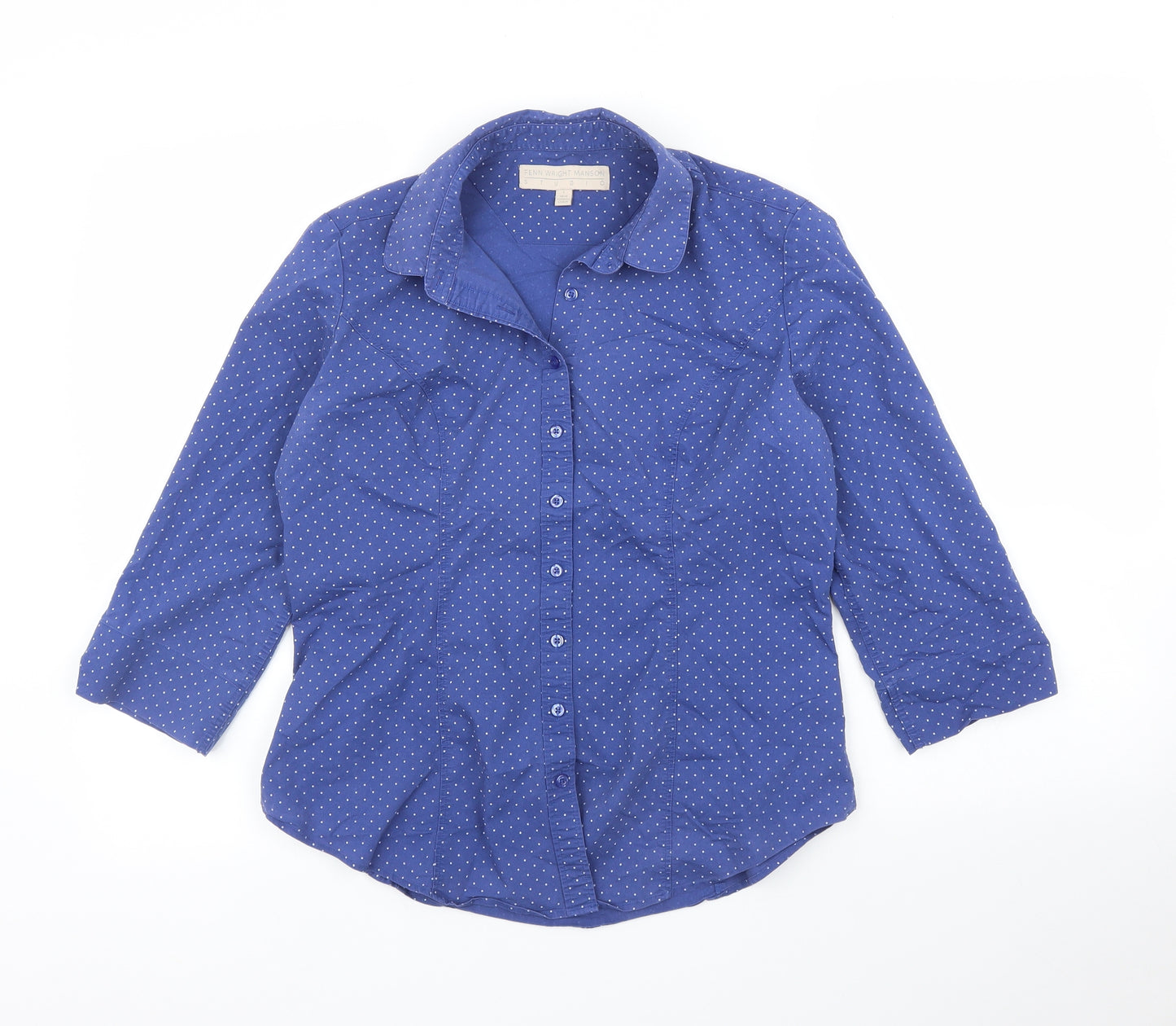 Fenn Wright Manson Womens Blue   Basic Blouse Size 14