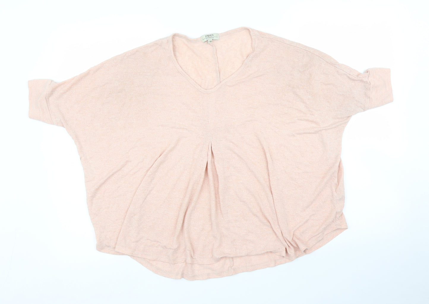 Papaya Womens Pink   Basic Blouse Size 10