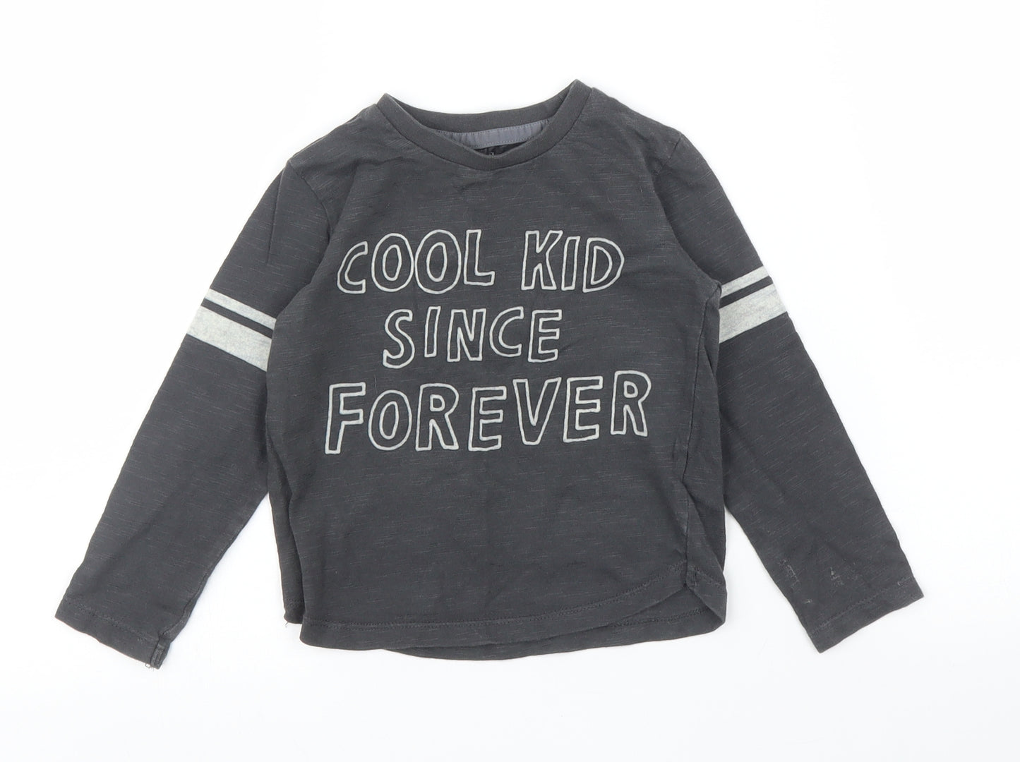 F&F Boys Grey   Basic T-Shirt Size 12 Months