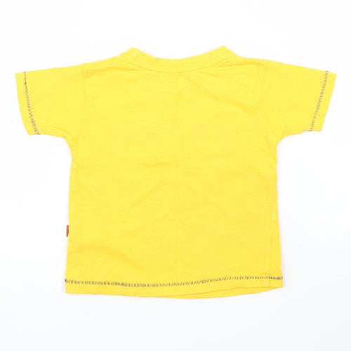 Primark Boys Yellow   Basic T-Shirt Size 12 Months