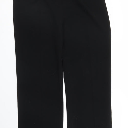 Gold Womens Black   Trousers  Size 14 L26 in