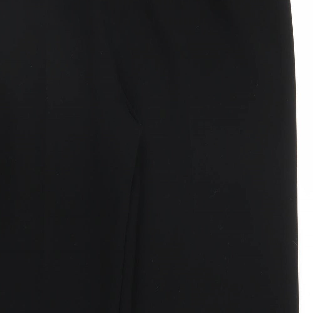 Gold Womens Black   Trousers  Size 14 L26 in