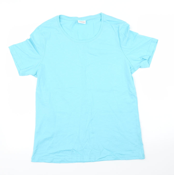 Damart Womens Blue Basic T-Shirt Size 10