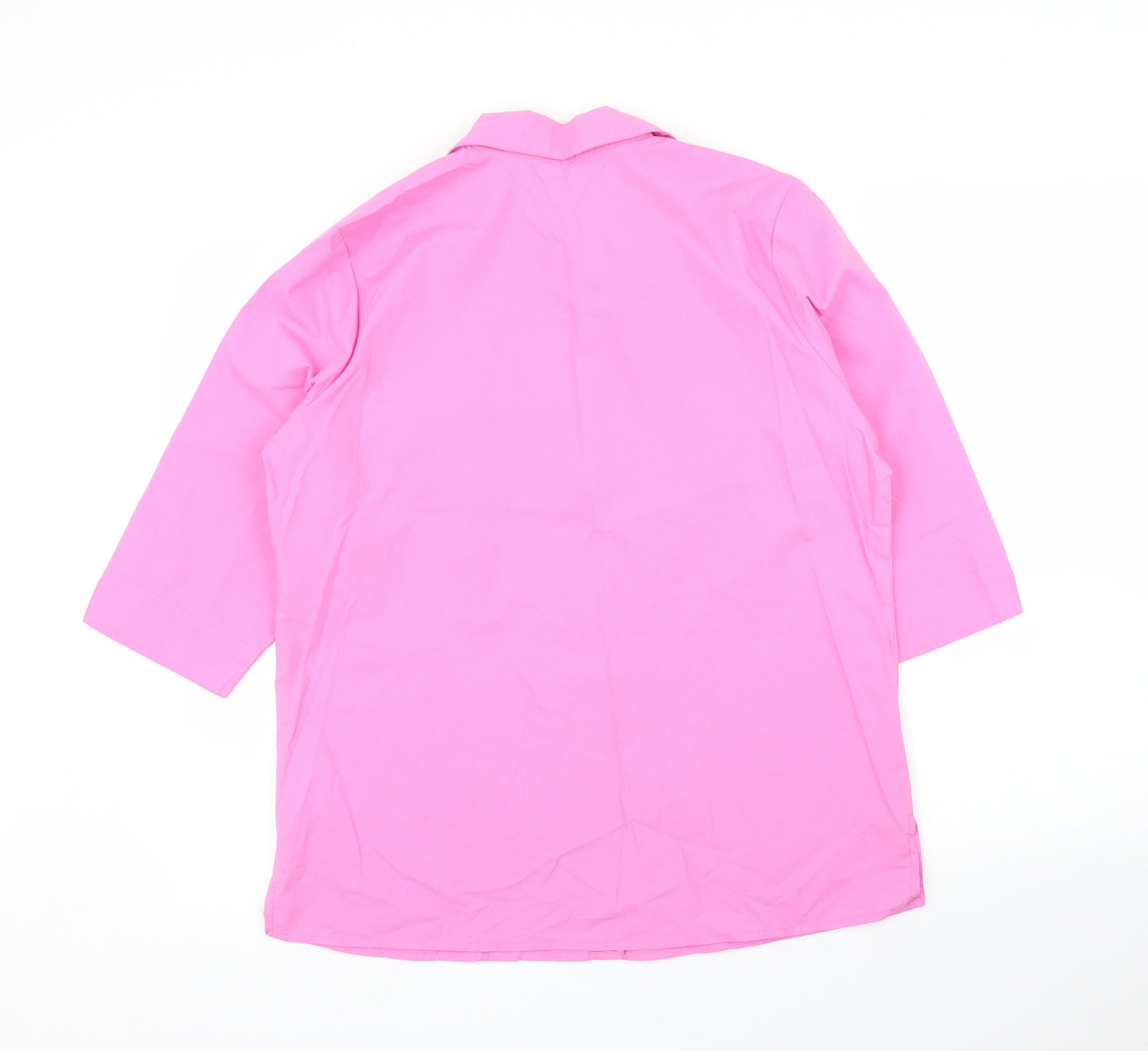 Preworn Womens Pink   Basic Blouse Size 14