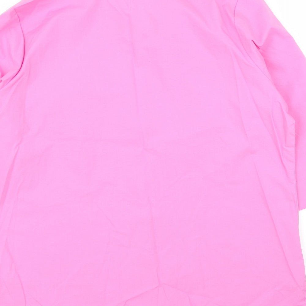 Preworn Womens Pink   Basic Blouse Size 14