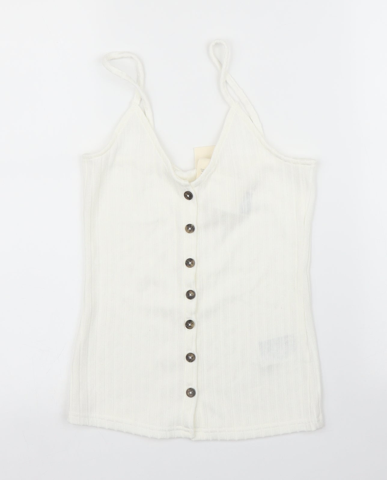 H&M Womens White   Camisole Blouse Size XS
