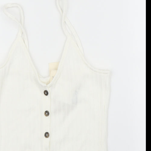 H&M Womens White   Camisole Blouse Size XS