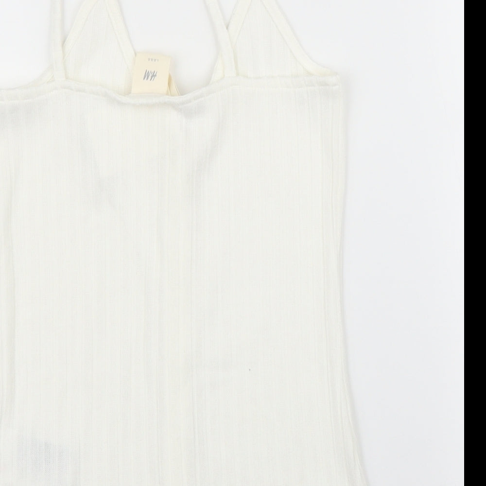 H&M Womens White   Camisole Blouse Size XS