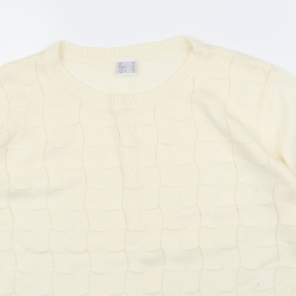 Preworn Womens Ivory   Pullover Jumper Size 12