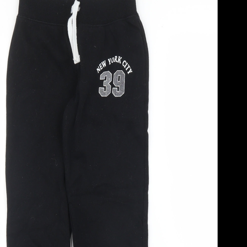 Primark Girls Black   Sweatpants Trousers Size 7-8 Years
