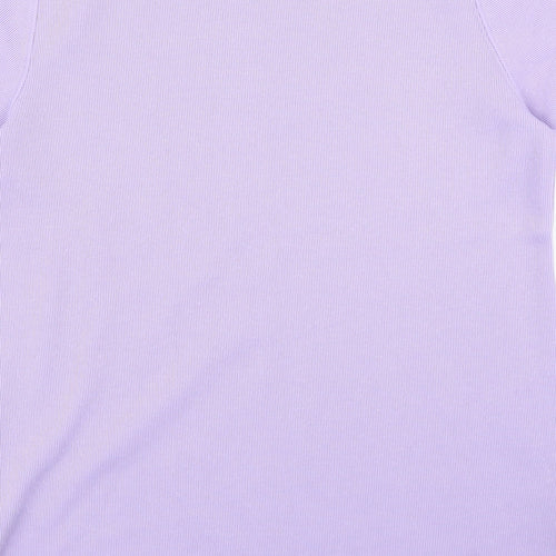 Preworn Womens Purple   Basic T-Shirt Size XS