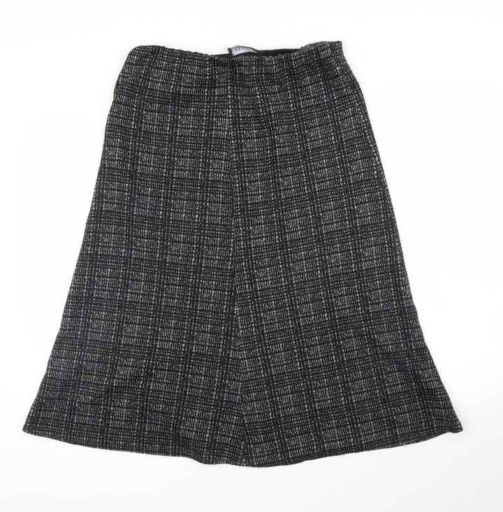 Classics Womens Grey A-Line Skirt Size M