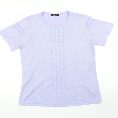 BM Womens Purple   Basic T-Shirt Size S