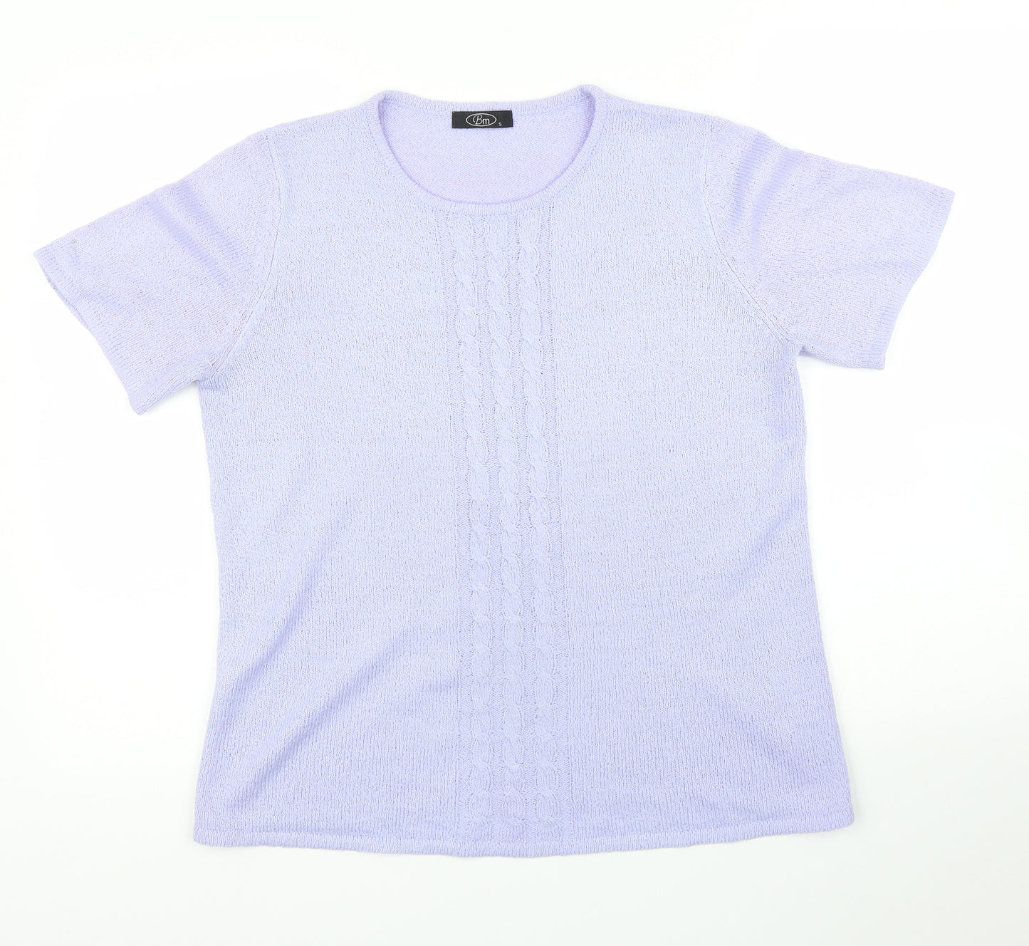 BM Womens Purple   Basic T-Shirt Size S
