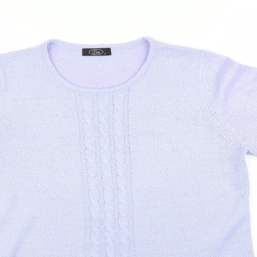 BM Womens Purple   Basic T-Shirt Size S