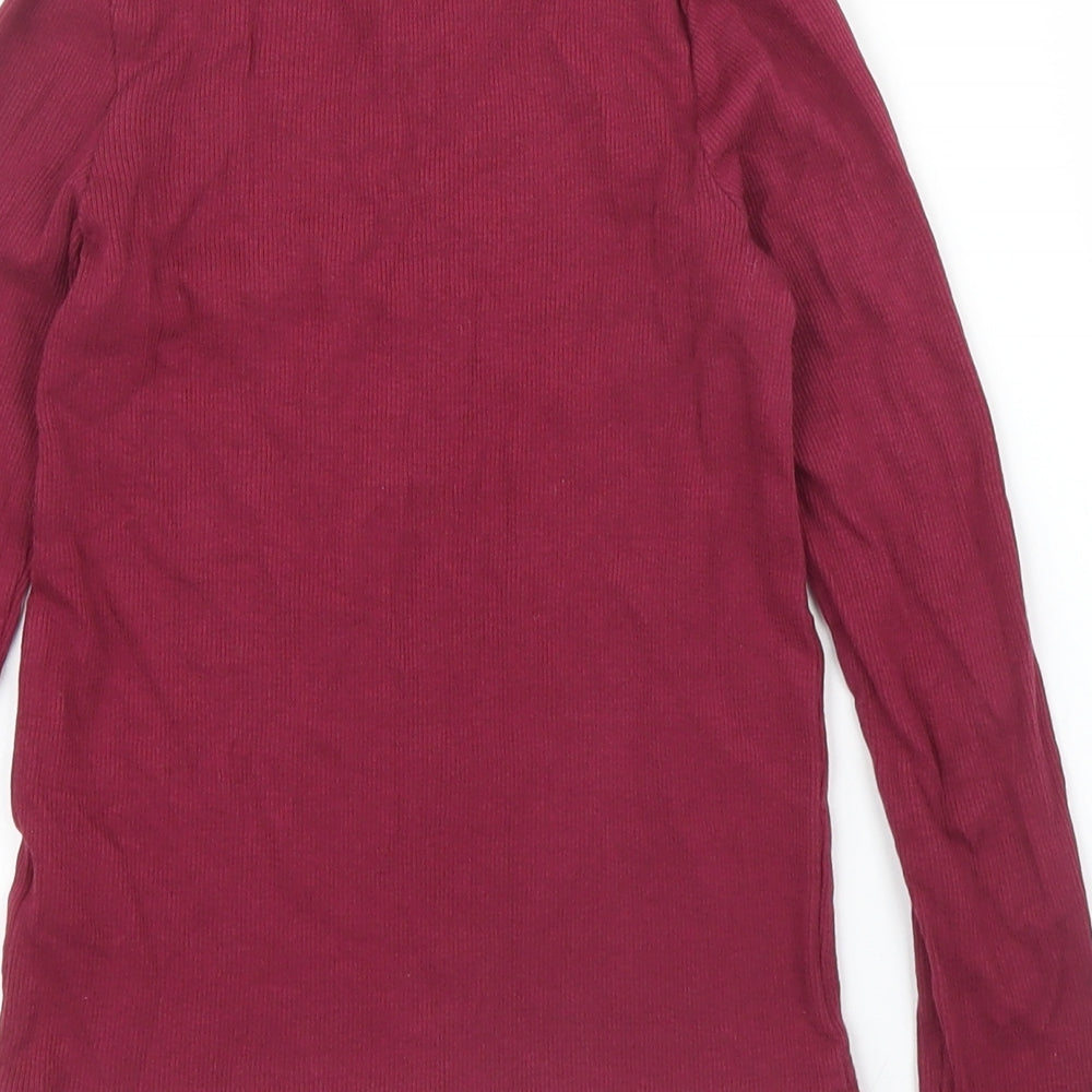 Nutmeg Girls Purple   Basic T-Shirt Size 7 Years