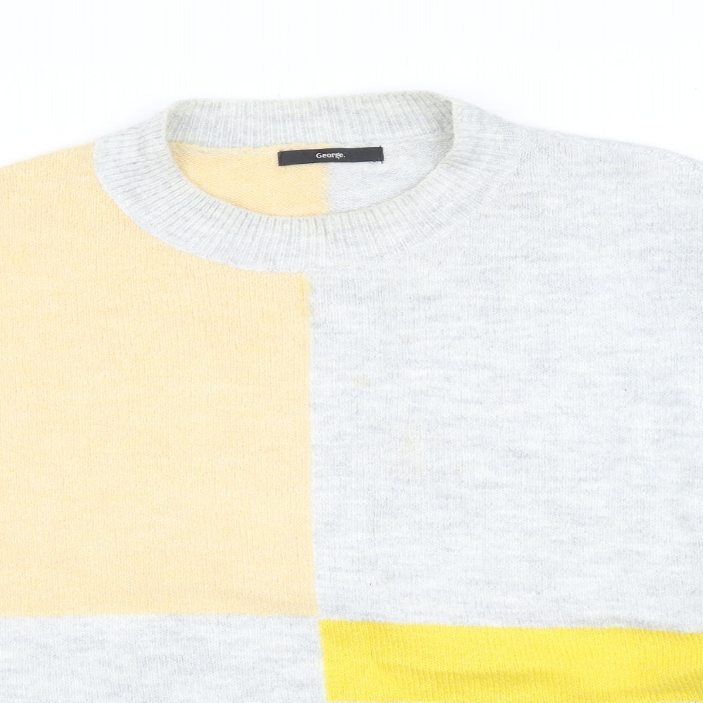 George Womens Yellow   Pullover Jumper Size XL
