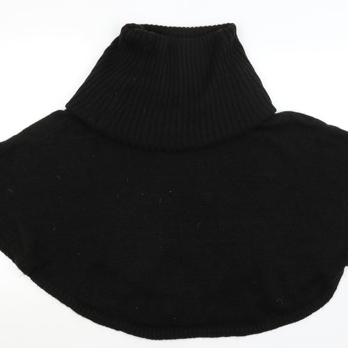 Divided Womens Black   Jacket Poncho Size S