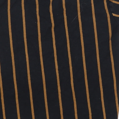 NEXT Boys Black Striped  Basic T-Shirt Size 6 Years