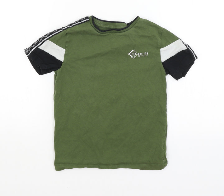 Netx Boys Green Basic T-Shirt Size 6 Years