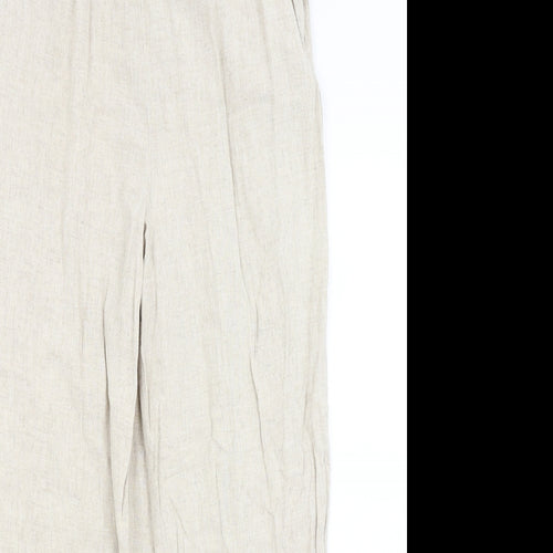 Primark Womens Beige   Trousers  Size 4 L25 in