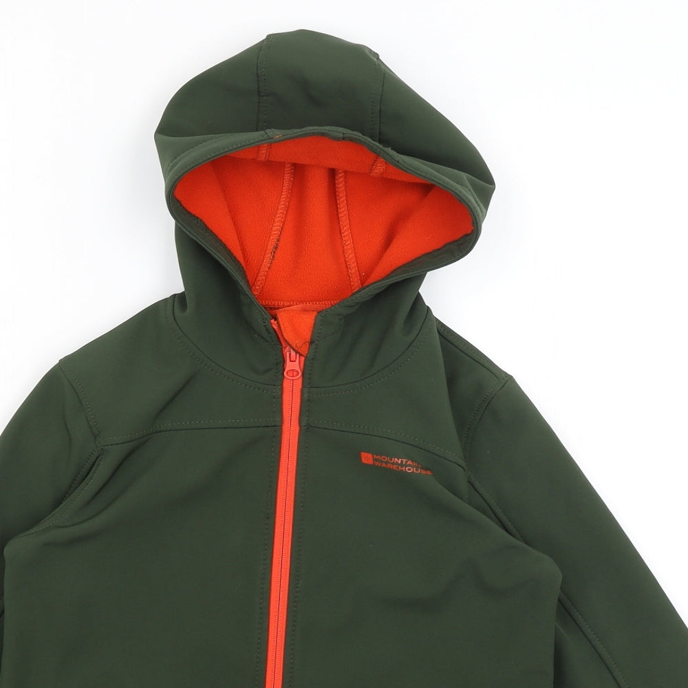 Mountain Warehouse Boys Green   Windbreaker Coat Size 9-10 Years