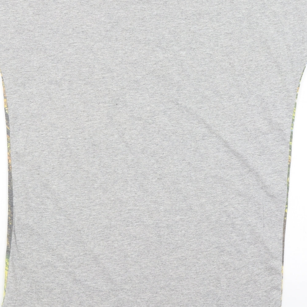 Love To Lounge Womens Grey Solid  Top Nightshirt Size S  - Find Your Own Way