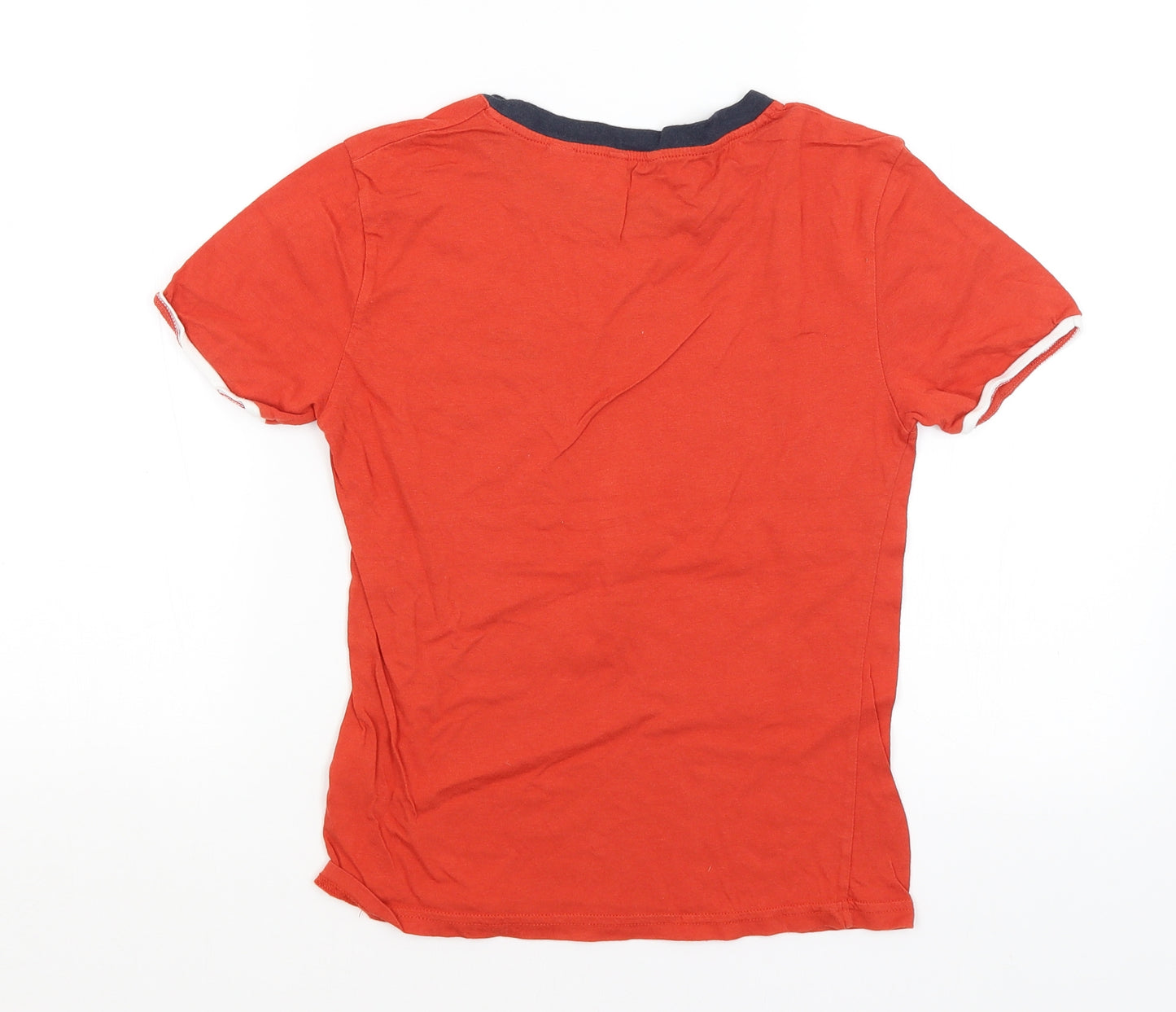 Jack Wills Womens Red   Basic T-Shirt Size 10