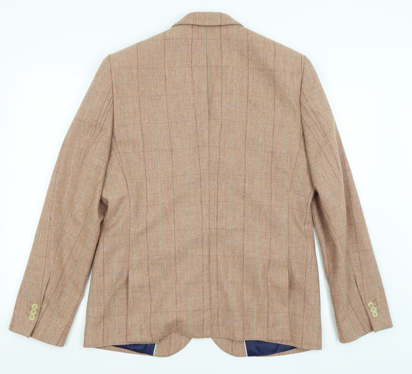 River Island Mens Pink Check  Jacket Blazer Size L