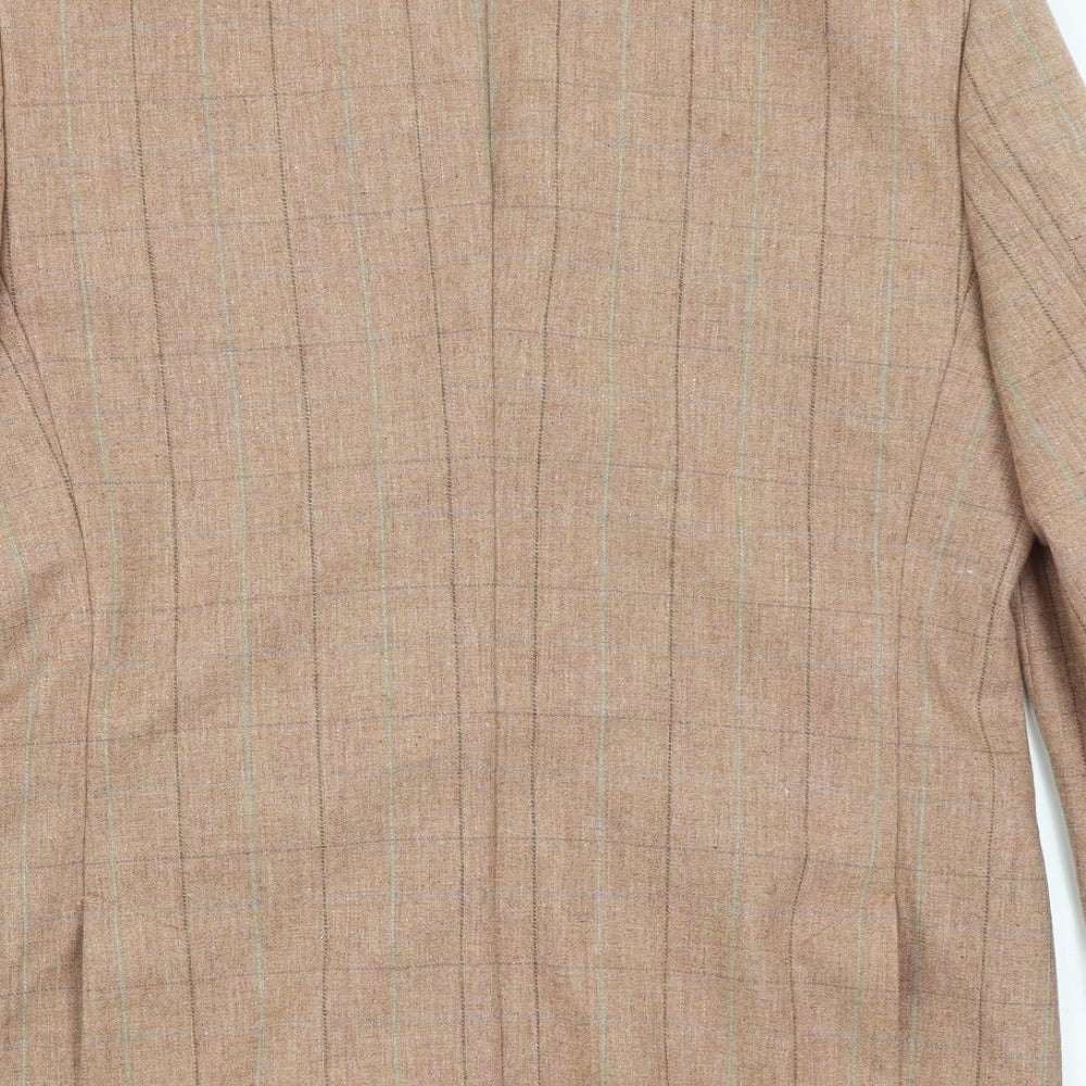 River Island Mens Pink Check  Jacket Blazer Size L