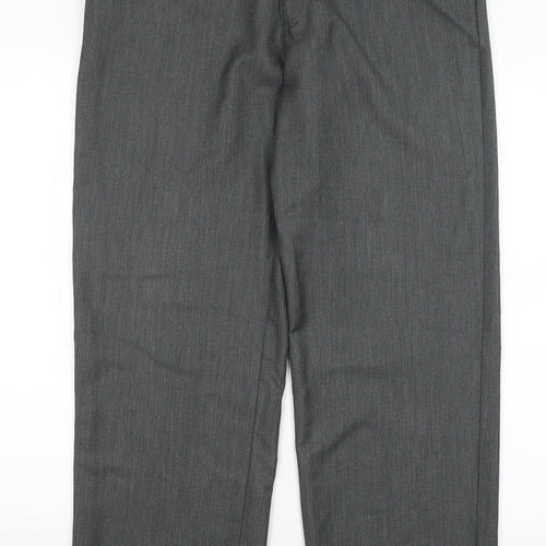Taylor & Wright Mens Grey   Dress Pants Trousers Size 34 in L31 in