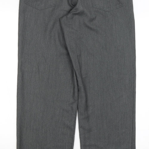 Taylor & Wright Mens Grey   Dress Pants Trousers Size 34 in L31 in
