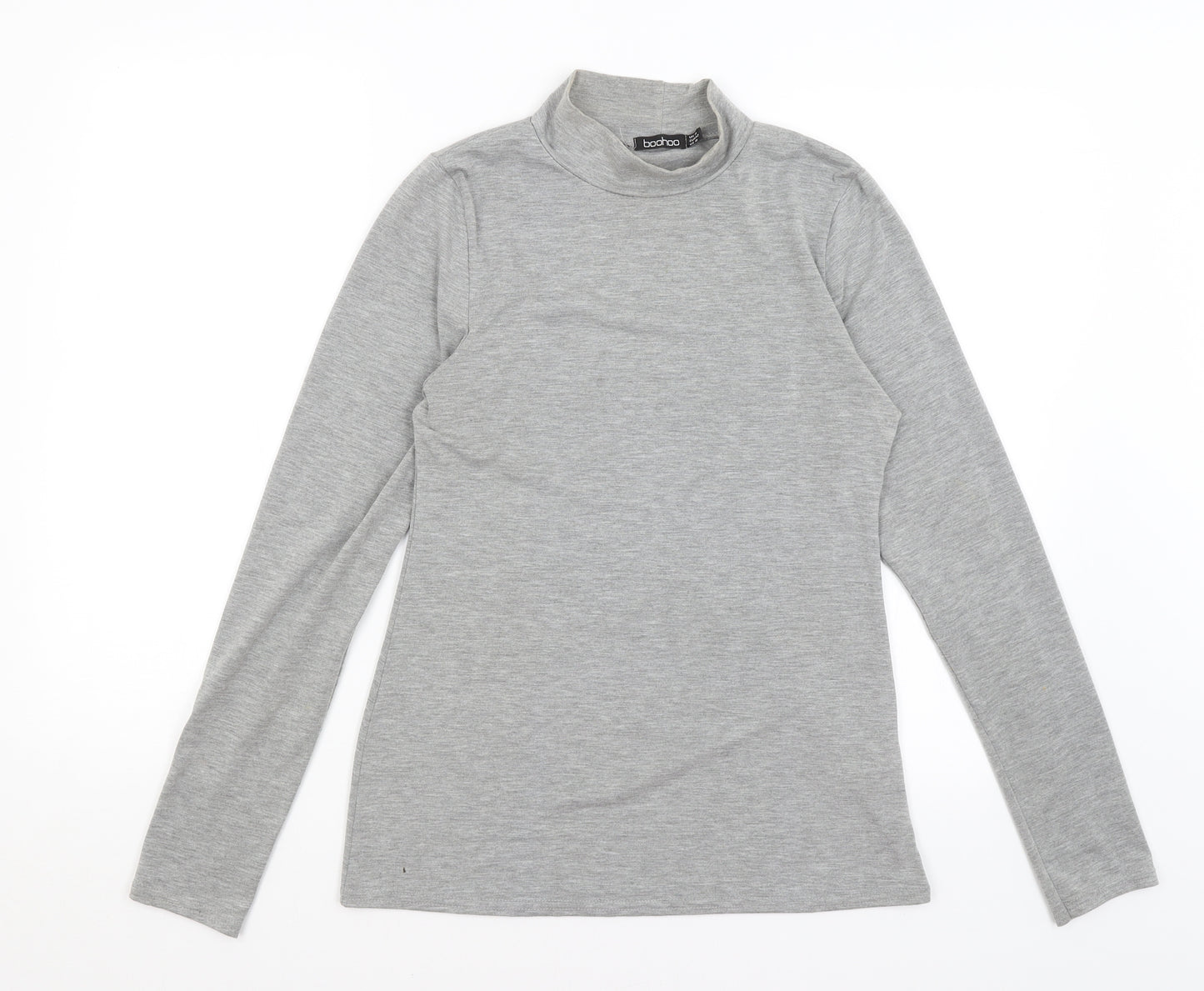 Boohoo Womens Grey   Basic T-Shirt Size 14