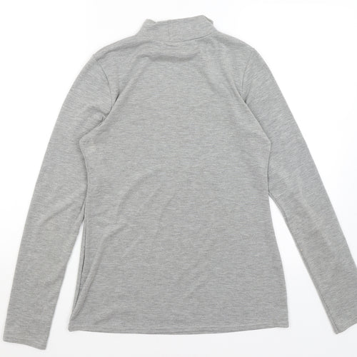 Boohoo Womens Grey   Basic T-Shirt Size 14