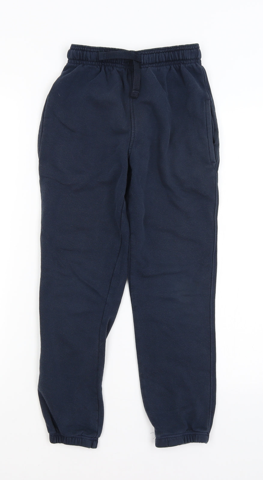M&S Boys Blue   Jogger Trousers Size 9-10 Years