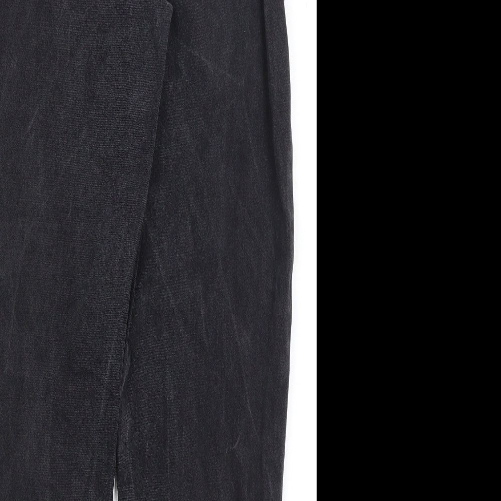 H&M Womens Black   Mom Jeans Size 8 L25.5 in
