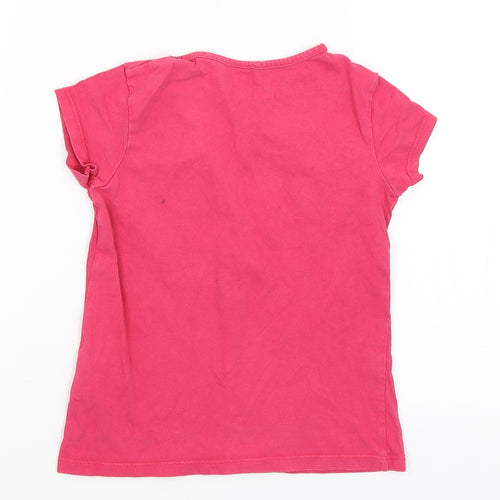 Mountain Warehouse Girls Pink   Basic T-Shirt Size 3-4 Years  - Unicorns