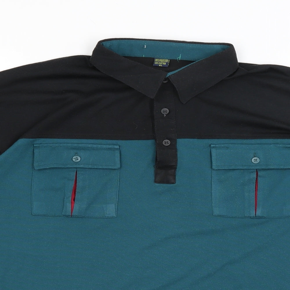 Preworn Mens Blue    T-Shirt Size XL