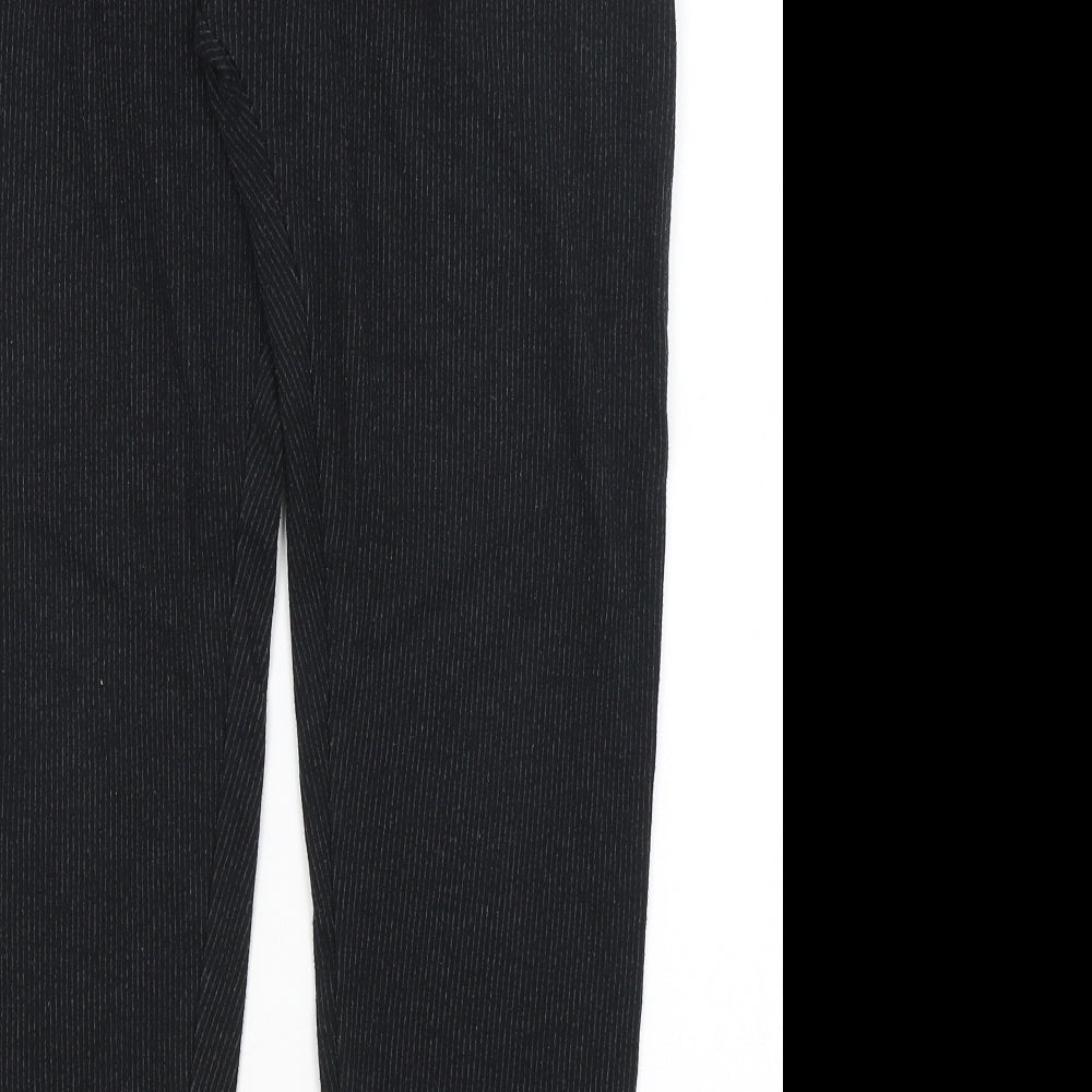 F&F Mens Black Solid   Pyjama Set Size L