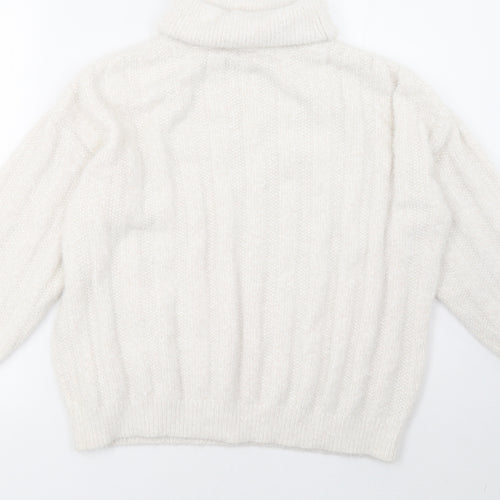 F&F Womens White   Pullover Sweatshirt Size 14