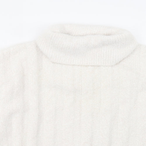 F&F Womens White   Pullover Sweatshirt Size 14