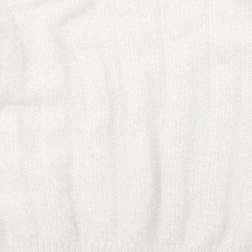 F&F Womens White   Pullover Sweatshirt Size 14