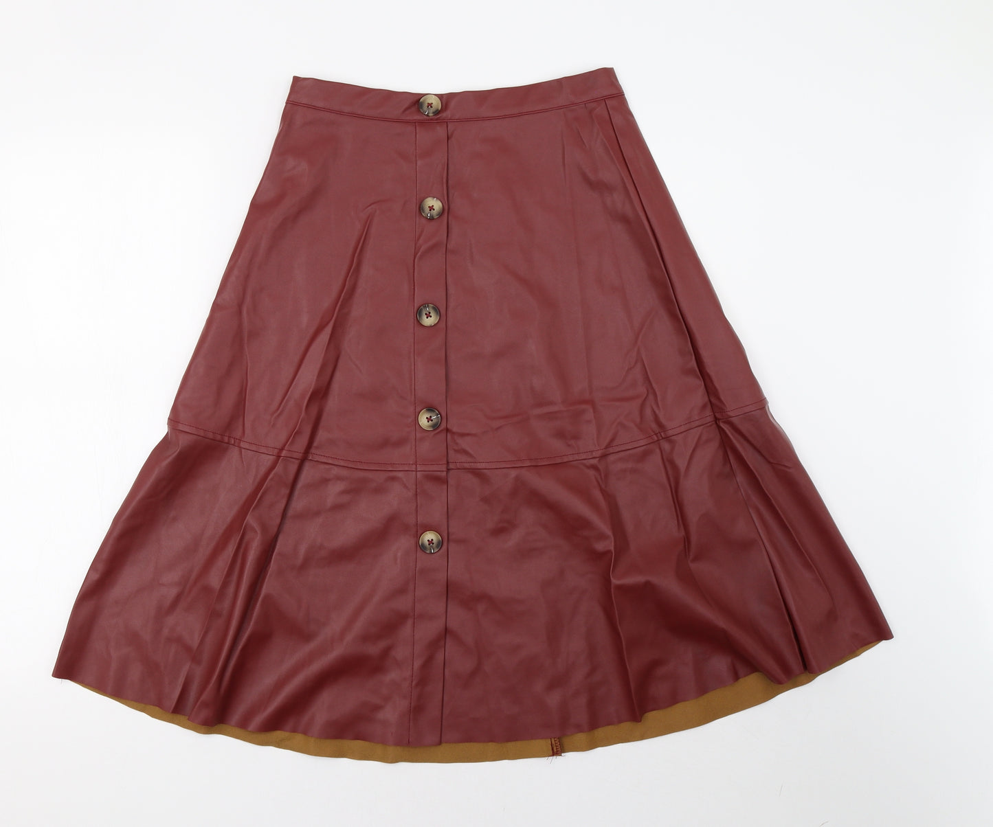 SheIn Womens Red   A-Line Skirt Size S